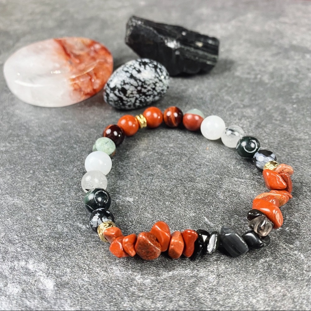 Mens protection calming and confidence bracelet